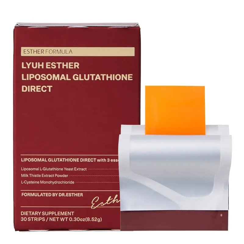 ESTHER FORMULA Liposomal Glutathione Direct (284mg*30stirps) Glutathione Strips, Korean Beauty Supplement Made in USA for ant...