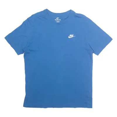 NIKE Mens T-Shirt Blue M