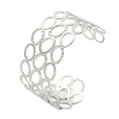 304 Stainless Steel Hollow Open Cuff Bangles