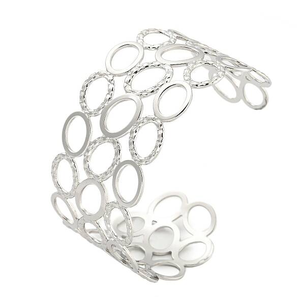 304 Stainless Steel Hollow Open Cuff Bangles
