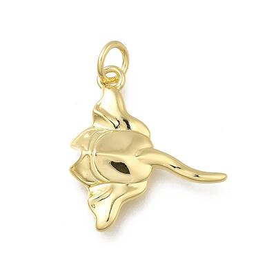 Manta Ray Brass Pendants