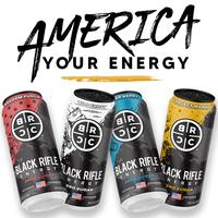 Black Rifle Energy | Zero Sugar Energy Drink, 200mg Caffeine, 16 fl oz can (Pack of 12)