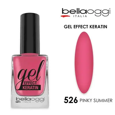 Gel effect keratin gel effect nail polish with keratin 526