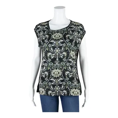 TED BAKER Jewels Top Black Sleeveless Womens S