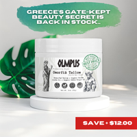 Omorfiá Tallow Balm - 100% Grass-fed Finished Beef Tallow - Tranquility Night Routine Hydrate Moisturize Natural Skincare Da...