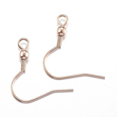 Ion Plating(IP) 304 Stainless Steel Earring Hooks