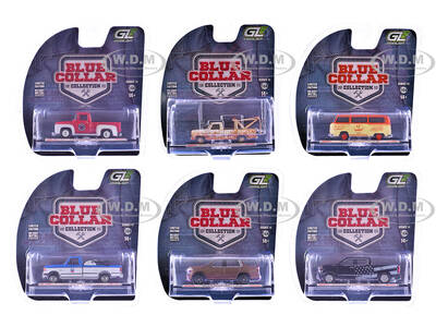 Blue Collar Collection Series 14 Set of 6 pieces 1/64 Diecast Model Cars by Greenlight