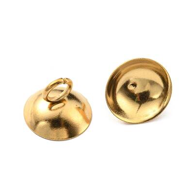 304 Stainless Steel Bead Cap Bails