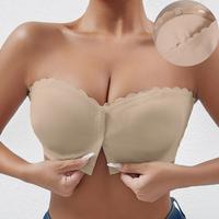 1 PCS Strapless Seamless Push-up Bandeau Tube Bra - Wire-Free Non-Slip Design, High-Stretch & Breathable for Backless Dresses...
