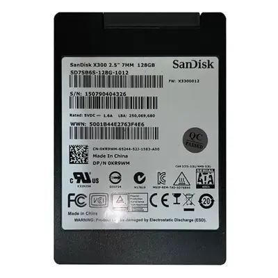 SD7SB6S-128G-1012 SanDisk X300 128GB 6Gb/s SATA 2.5-Inch Solid State Drive