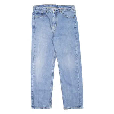 LEVI'S 505 Jeans Mens Blue Regular Straight W33 L29