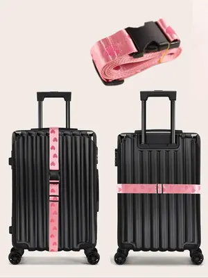 Simple Fashion Nylon Fabric Luggage Belt Strap, Accessories for Vacation, Casual Universal Travel Essential for Women & Girls...