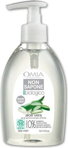 Omia Non Soap Face Hands Aloe Vera 300 Ml