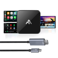 AutoSky TV Adapter + HDMI to USB-C Cable Bundle - Adapter which allows TV Sticks on your vehicle's infotainment system