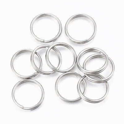 Tarnish Resistant 304 Stainless Steel Split Rings