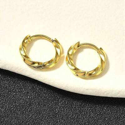304 Stainless Steel Hoop Earrings for Women