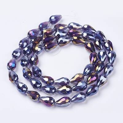 Electroplate Glass Beads Strands