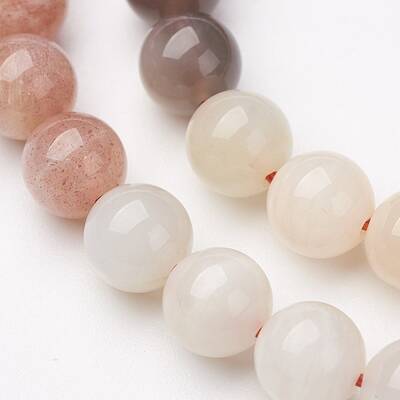 Natural Multi-Moonstone Bead Strands
