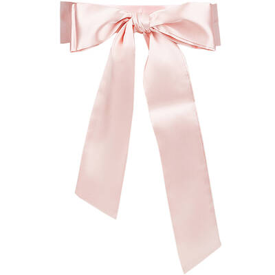Satin Cloth Ribbon Wrap Around Chain Belt