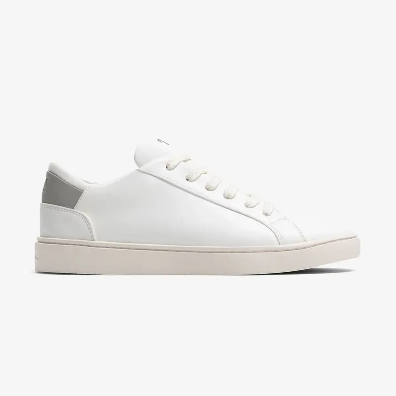 Men's Lace Up | White-Grey | Size: 9