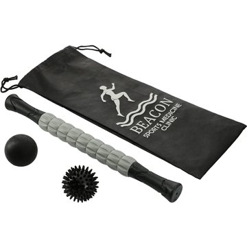 50 Customized Oasis 3 Piece Massage and Recovery Kit - Muscle ...