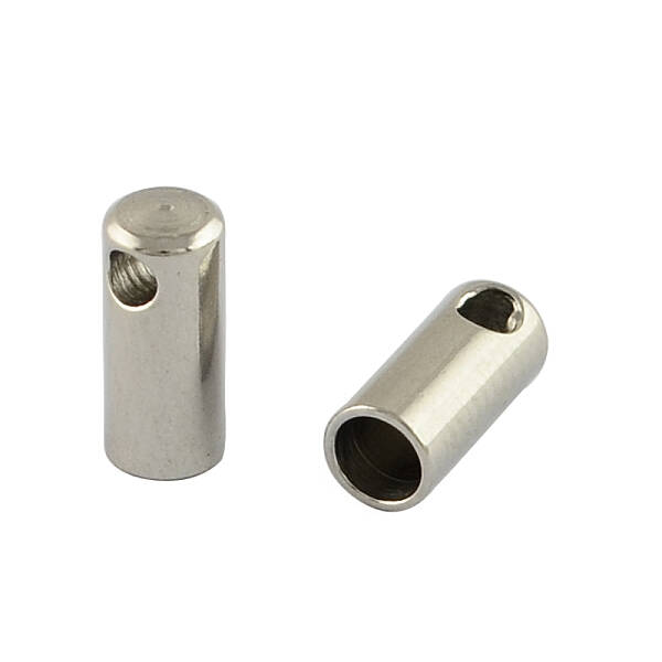 Tarnish Resistant 201 Stainless Steel Cord Ends