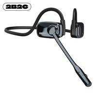2B2C LK12 Open Ear Bluetooth Headphones -  noise cancelling headphones - ENC Cancellation & Multi-Button Driver - Office Head...