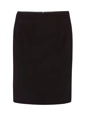 BULB | Cotton Velvet Short Skirt | Colour: BLACK | Size: L