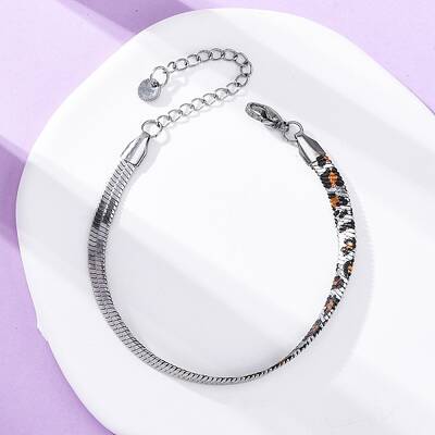 304 Stainless Steel Snake Chain Bracelets for Women