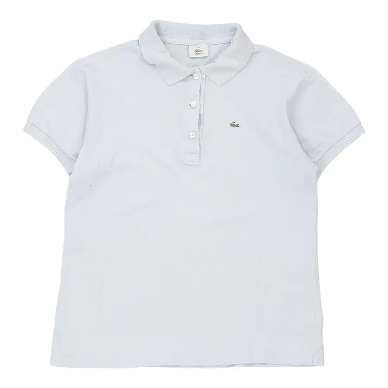 Lacoste Polo Shirt - Small Blue Cotton