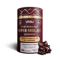 Vasu Super Shilajit Gummies with Nitric Oxide Booster – Testosterone & Prostate Support – | Best Shilajit Gummy | 6-in-1 ...