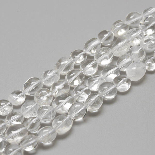 Natural Quartz Crystal Beads Strands