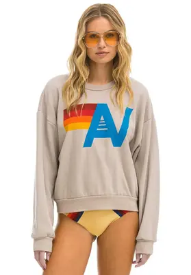 Sweatshirt Logo Crew Swrxlo Sand | Color: SAND | Size: M
