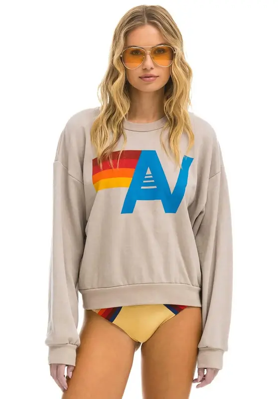 Sweatshirt Logo Crew Swrxlo Sand | Color: SAND | Size: M