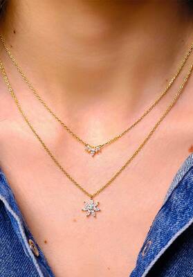 Necklace Co-195g Gold | Color: GOLD | Size: U