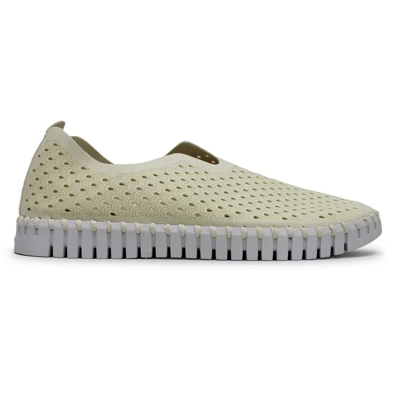 Ilse Jacobsen Tulip 139 Textile Women's Slip On Shoes - Milk Creme - Size:US 8 Women