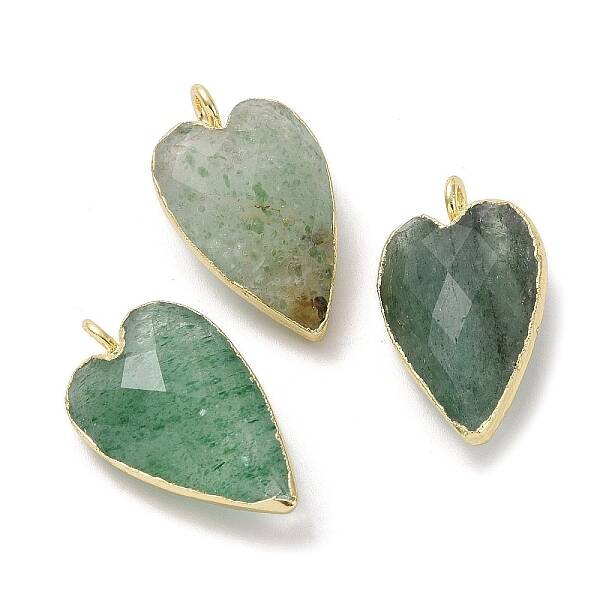 Natural Green Strawberry Quartz Pendants