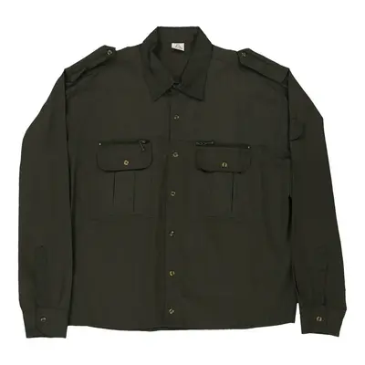 Rangers Sport Cargo Shirt - XL Green Cotton
