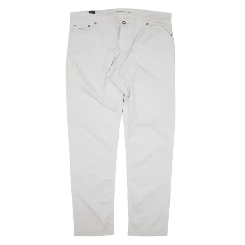 HARMONT&BLAINE Trousers Grey Regular Tapered Mens W38 L32