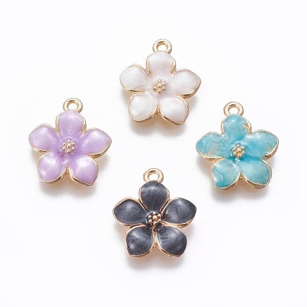 Alloy Enamel Pendants