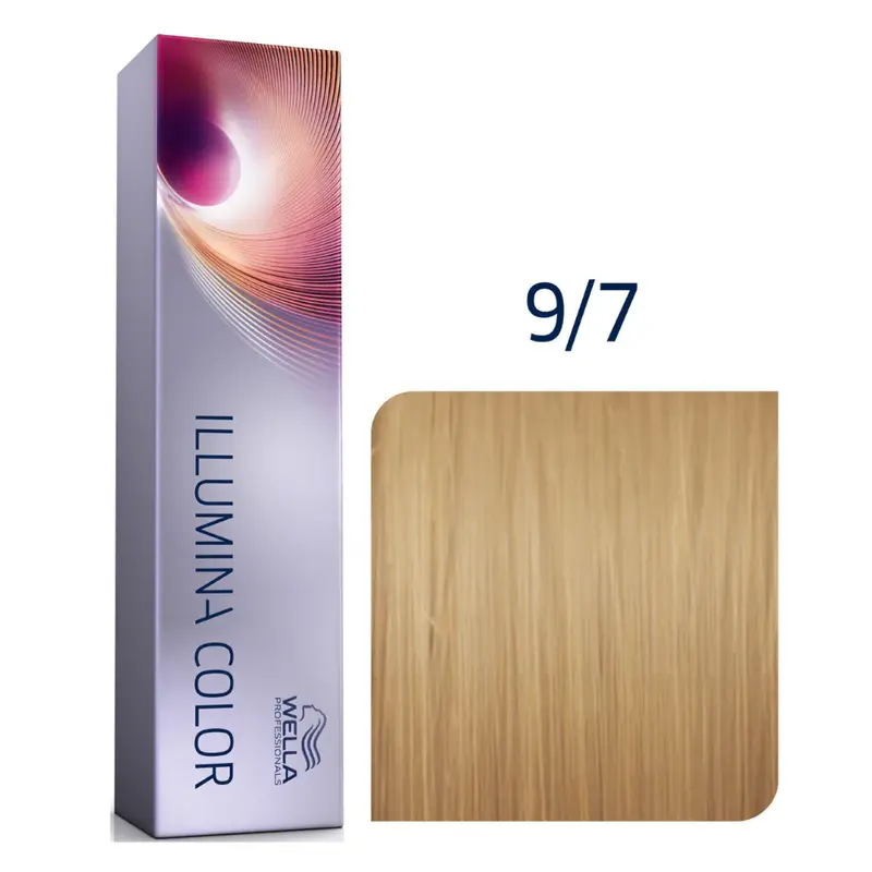 Hair dye WELLA ILLUMINA COLOR, 60 ml 9/37 - Very Bright Blonde Brown Gold