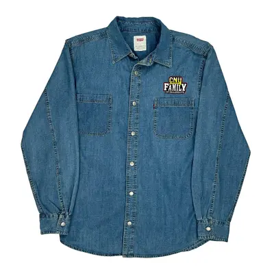 Cny Family Of Dealerships Levis Denim Shirt - Large Blue Cotton