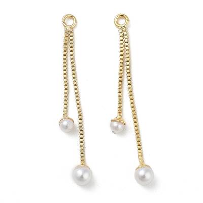 Brass ABS Plastic Pearl Pendants