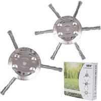 Universal Steel Wire Trimmer Head Replacement-Heavy-Duty Weed Brush Cutter Attachment forElectric & Cordless String Trimmers,...