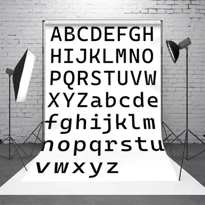 Uppercase And Lowercase English Alphabet Backdrop - Aperturee