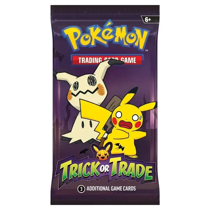 Large Trick or Trade Mystery Pull Box: Random Assortment of Pokemon TCG Cards