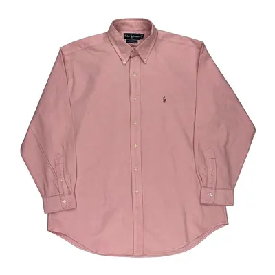 Yarmouth Ralph Lauren Shirt - XL Pink Cotton | Size: x-large
