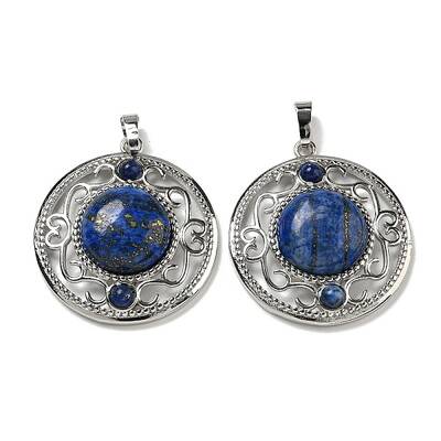 Natural Dyed Lapis Lazuli Pendants