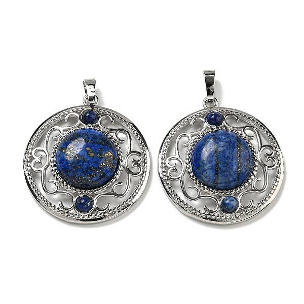 Natural Dyed Lapis Lazuli Pendants
