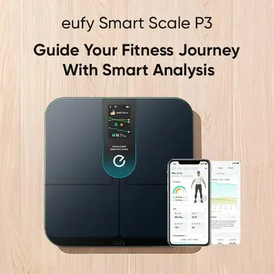eufy by Anker Wi-Fi Fitness Tracking Smart Scale P3, Intelligent Analysis, 3D Virtual Body Mode, 16-Measurement Digital Bluet...